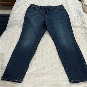 Simply Vera Classic Dark Blue Women's Skinny Jeans 14